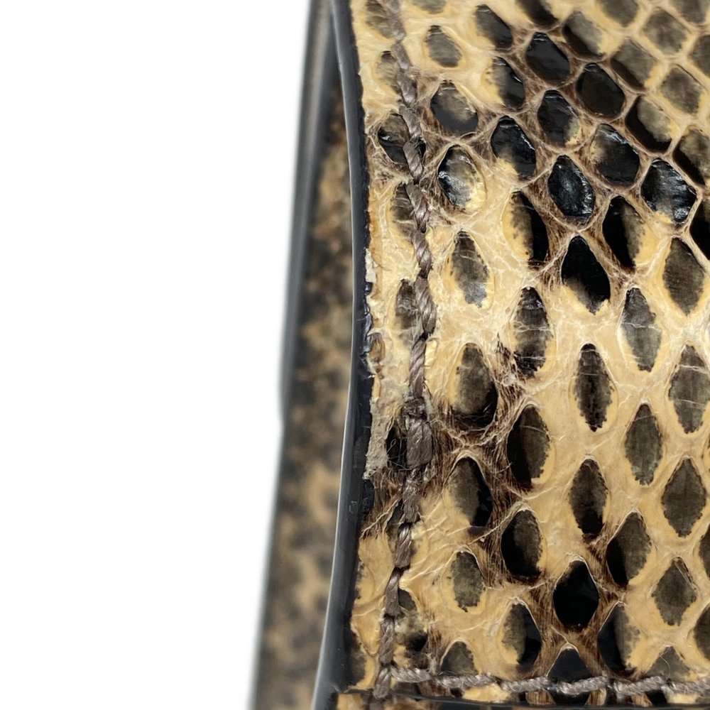 Gucci Silvie Python Pattern Sherry Line Shoulder … - image 5